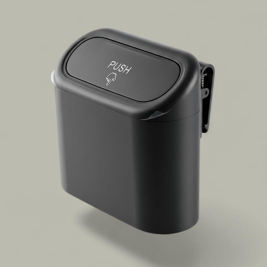 black push box- صندوق قمامه للسياره