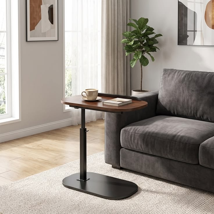 C-Shape Sofa Table - طاوله صغيره