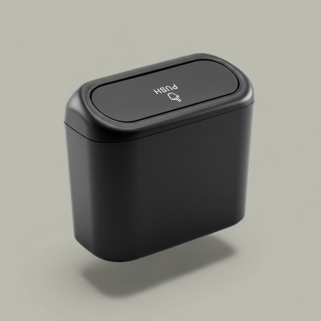 black push box- صندوق قمامه للسياره
