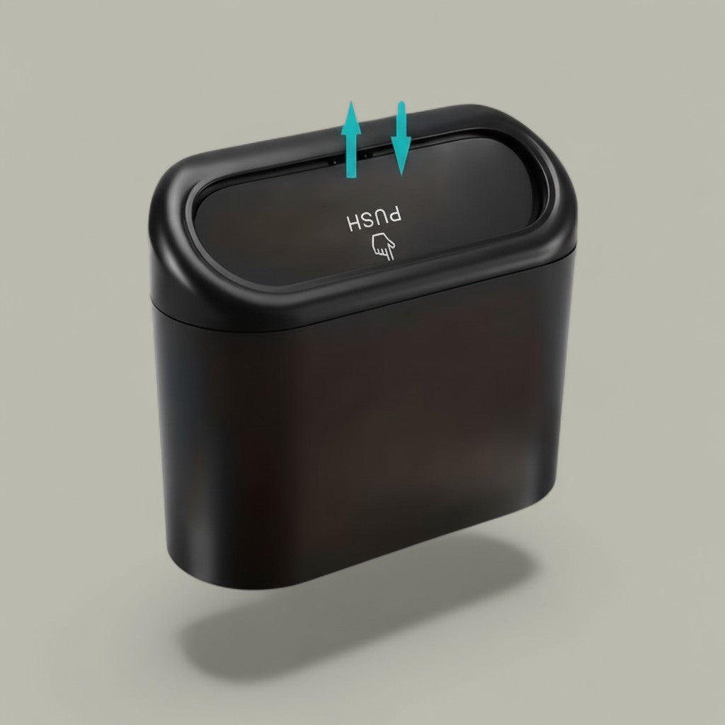 black push box- صندوق قمامه للسياره