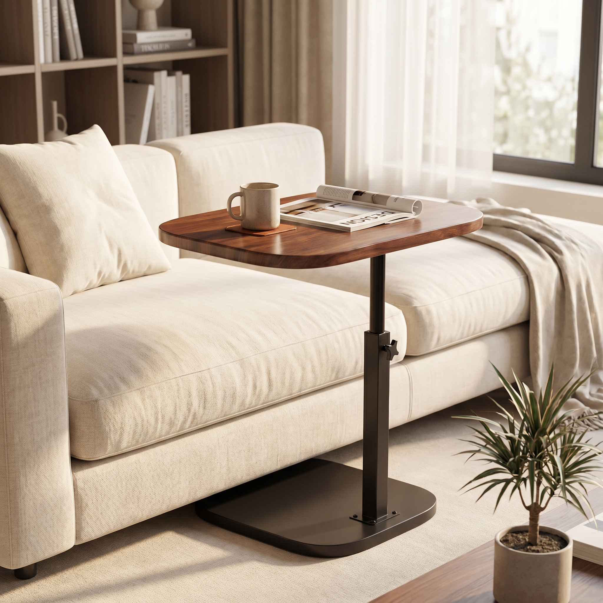 C-Shape Sofa Table - طاوله صغيره